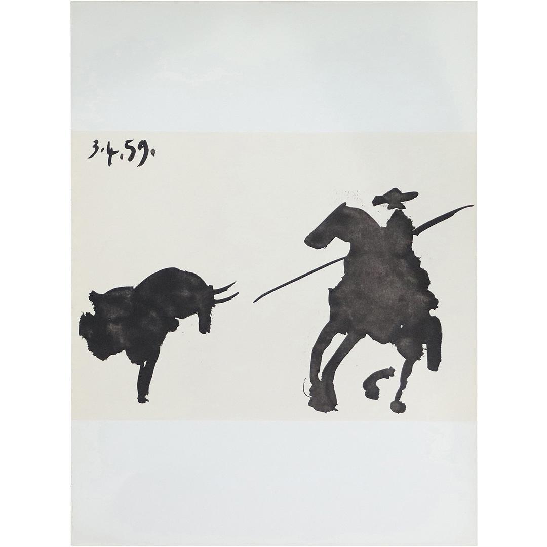 Pablo Picasso Vintage Lithograph - Double Sided Matador (1 of 8)
