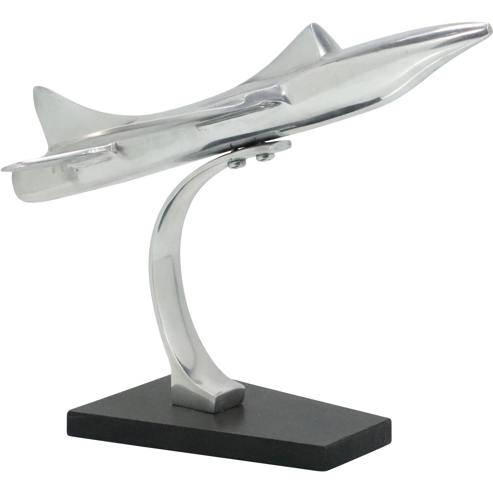 Vintage Aluminum Jet Sculpture Mid-Century Modern (1 of 10)