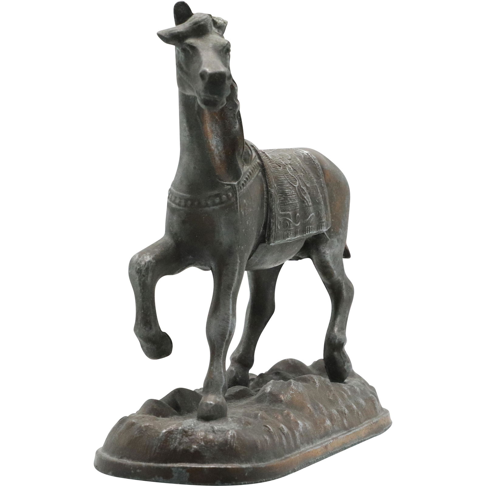 Victorian Cast Metal Hose Figure Statue (1 of 11)