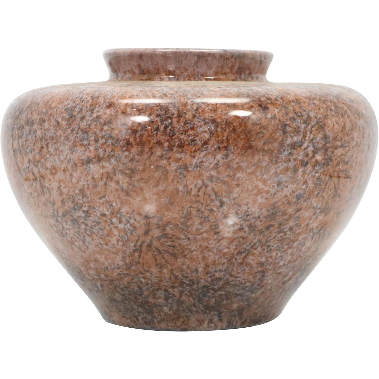 Polished Rose Marble Vase (1 of 8)