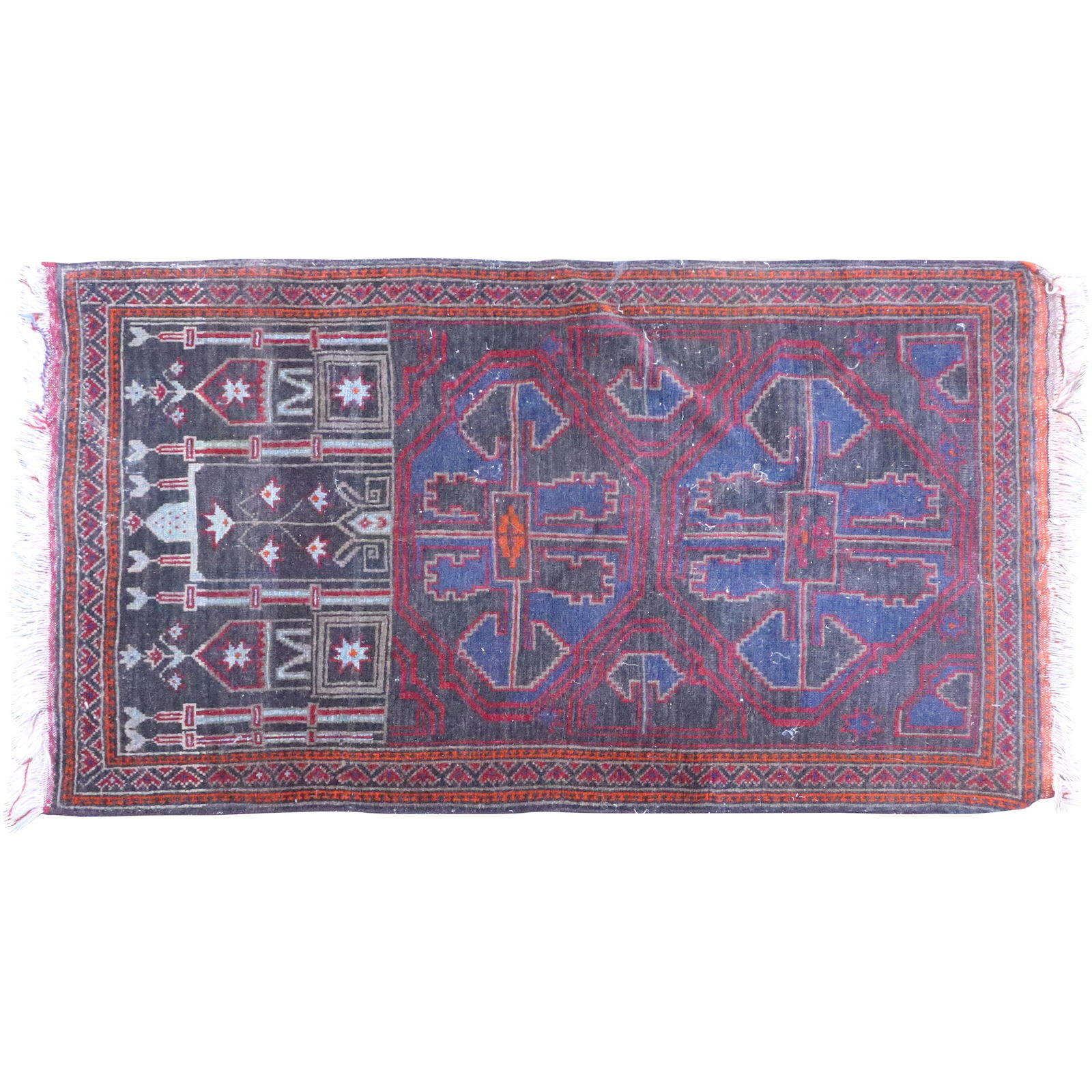 Persian Oriental Prayer Rug Hand Made Wool - Clean (1 of 12)