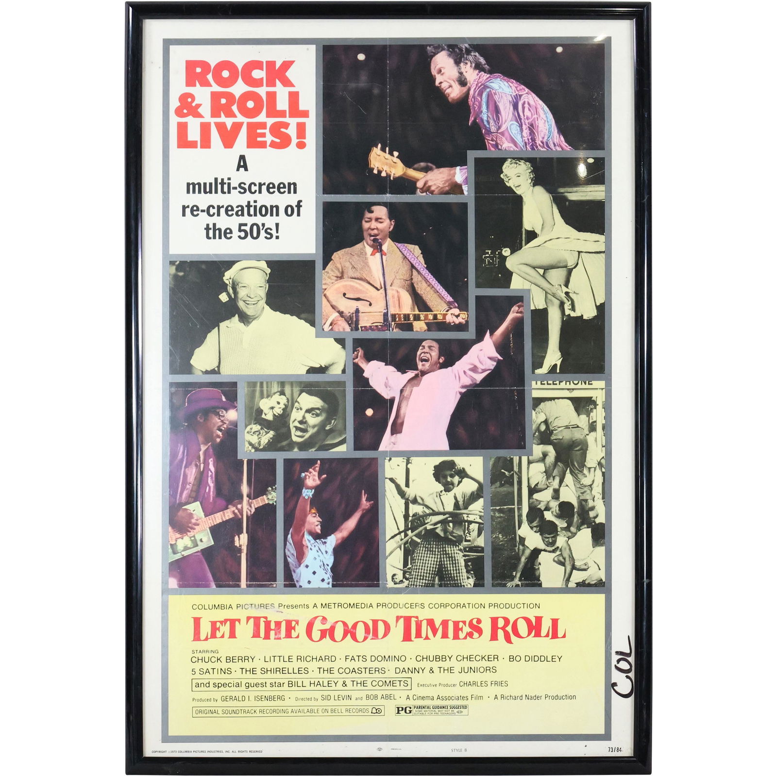 Rock and Roll Lives, Columbia Pictures Poster Framed (1 of 11)