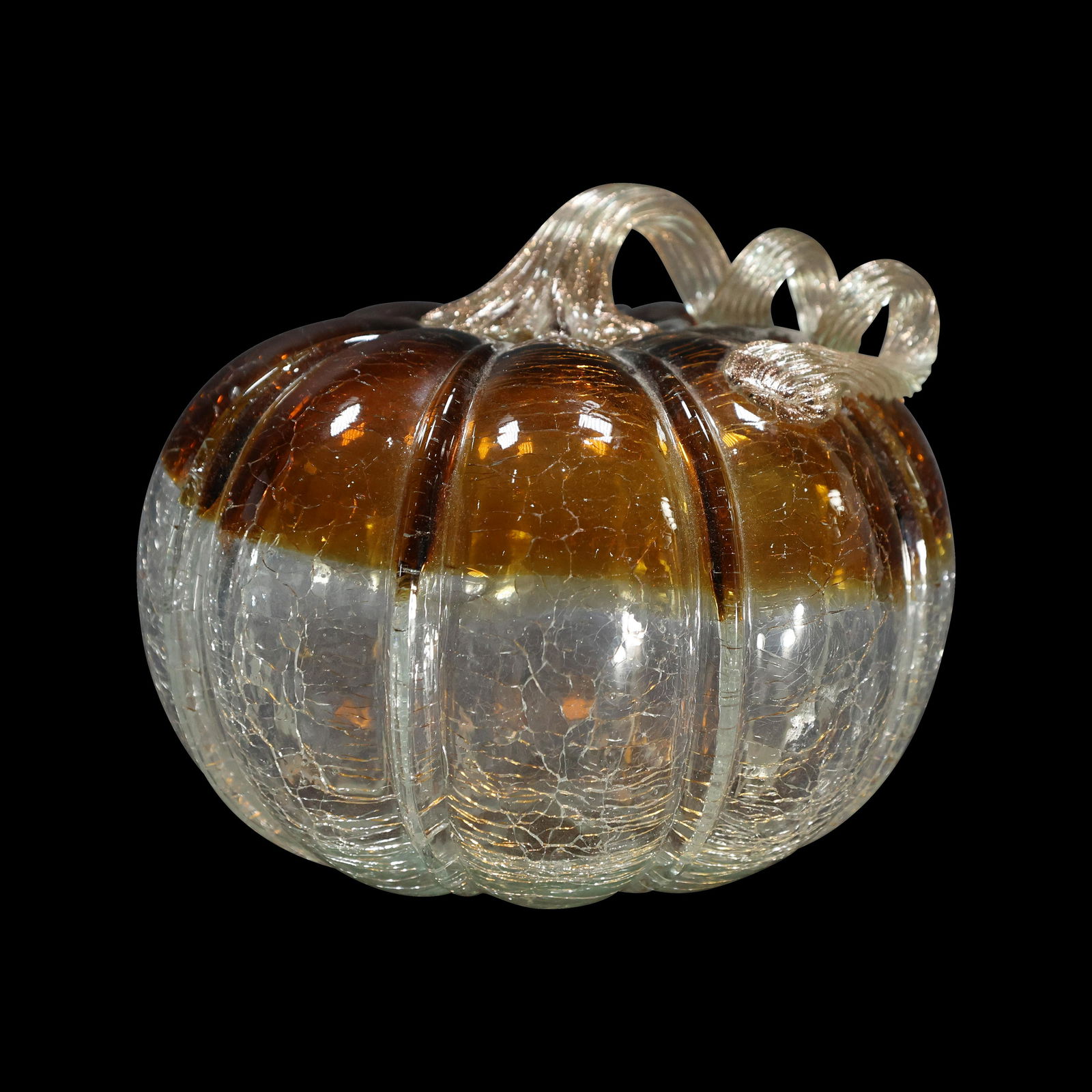 Art Glass Pumpkin Sculpture (1 of 5)