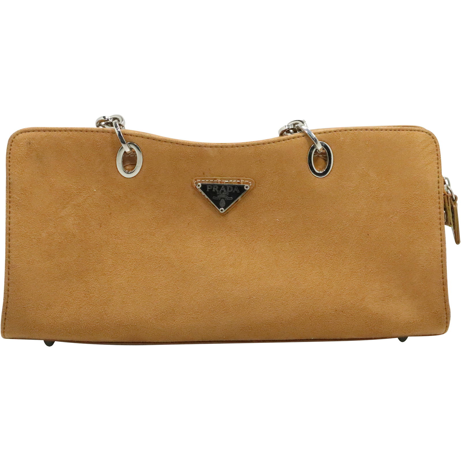 PRADA Brown Leather Hand Bag - Clean (1 of 12)