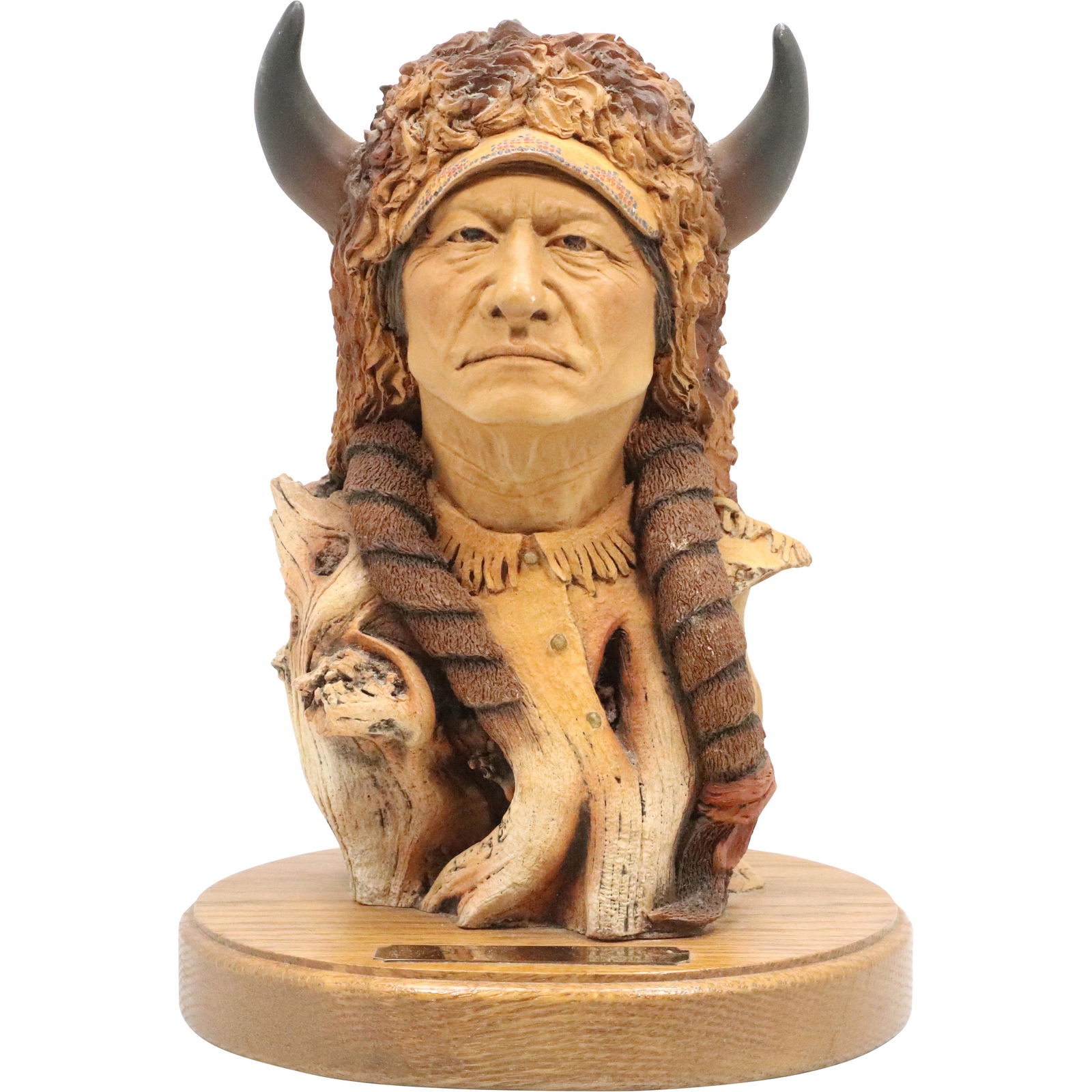 Stephen Herrero "Sitting Bull" Sculpture #543/10000 (1 of 12)