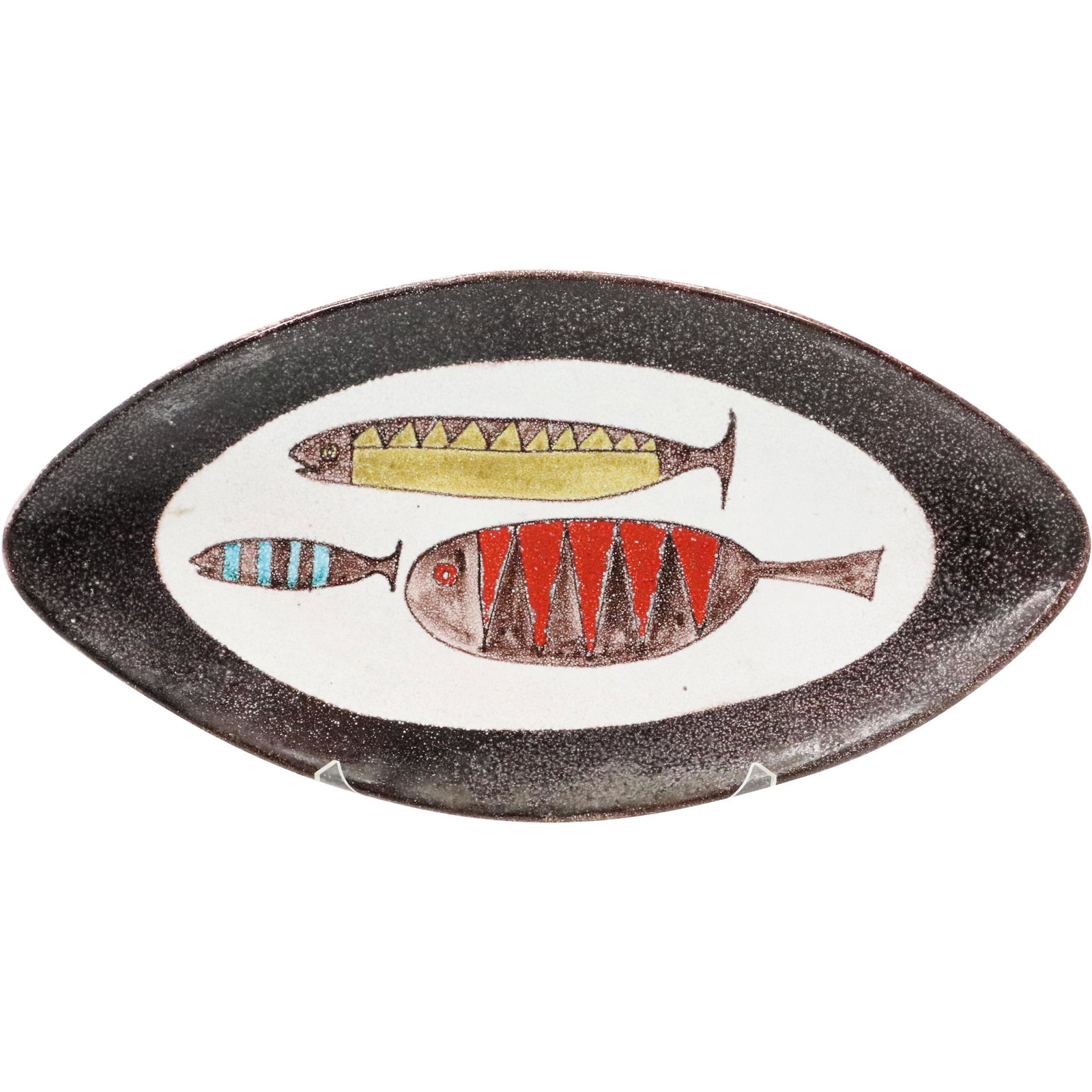 Mid-Century Modern Italian Ceramic Fish Platter (1 of 8)