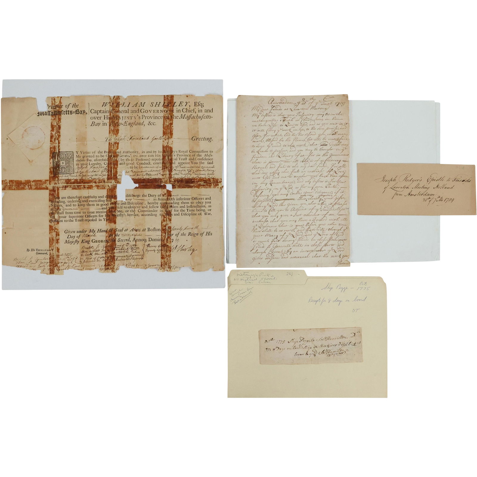 [4] Assorted 18th C. Documents (1 of 11)