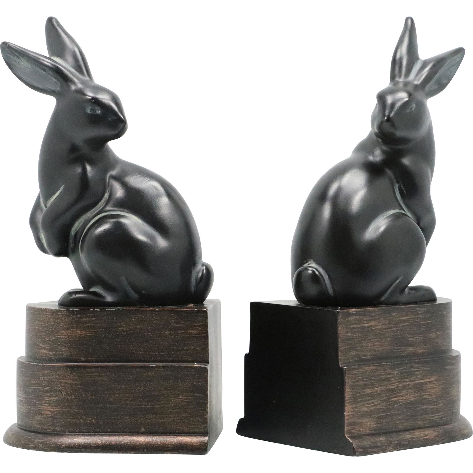 Pair of Vintage Rabbit Bunny Bookends (1 of 9)