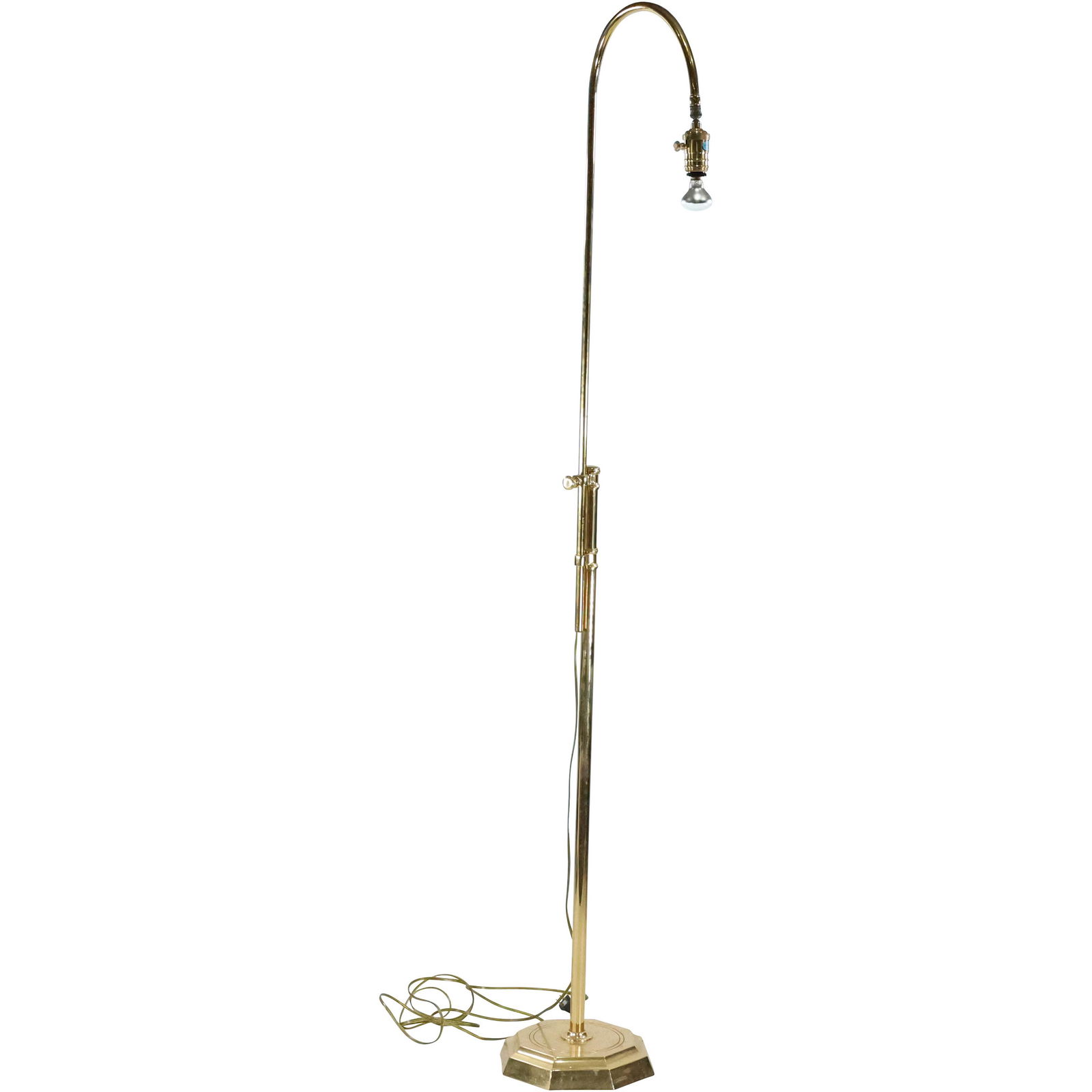 Quality Brass Telescoping Bridge Lamp (1 of 7)
