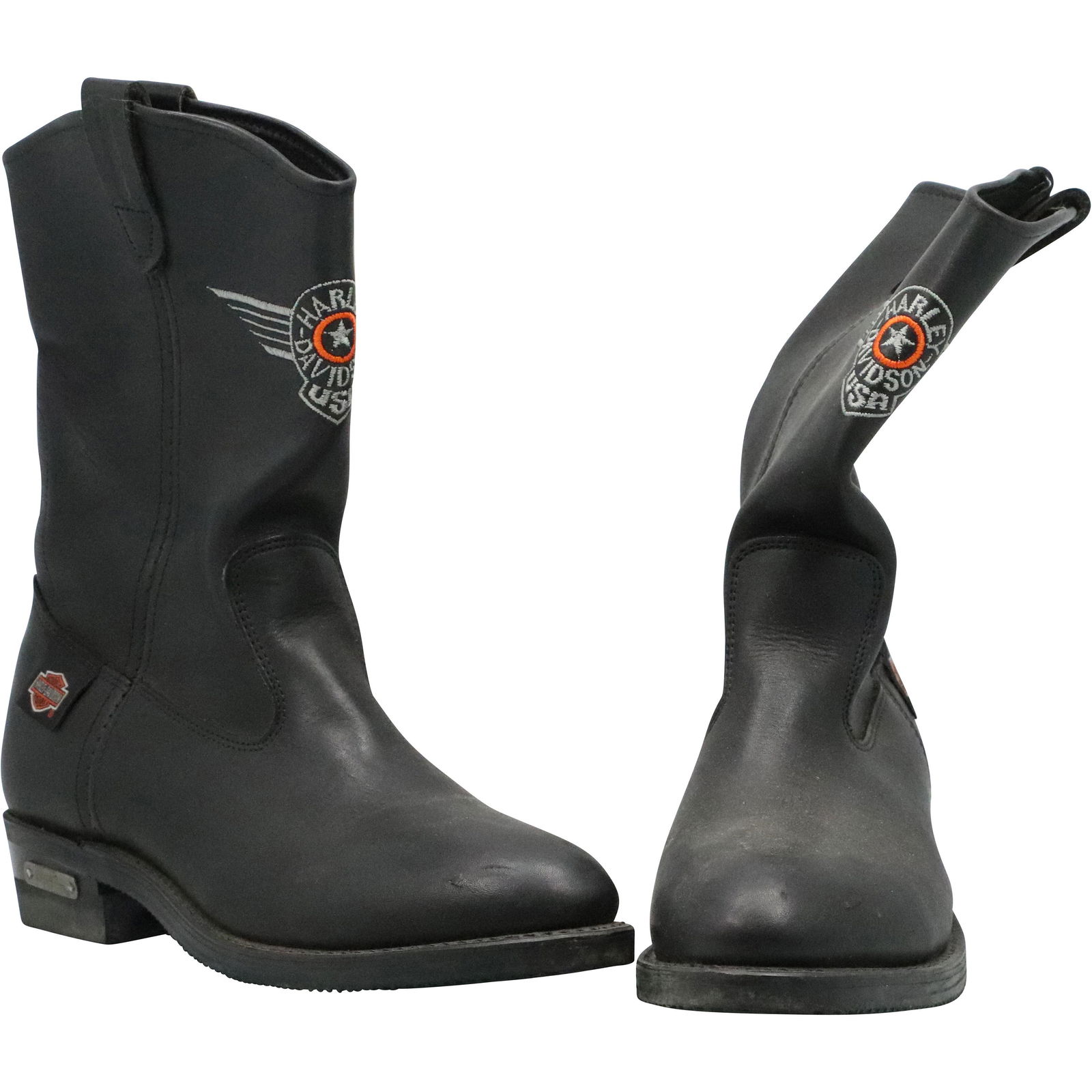 Harley Davidson Black Leather Riding Boots size 10.5 M (1 of 13)