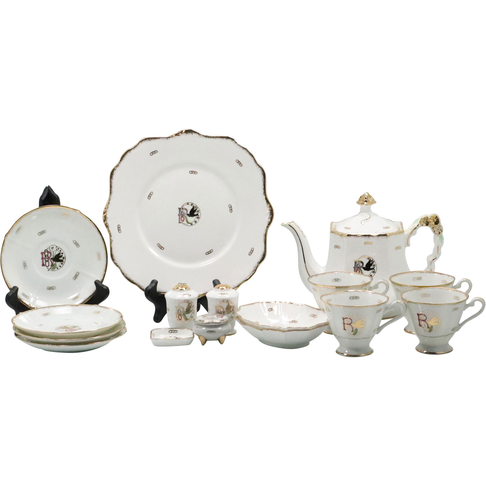 16 Pcs. RABEKAH RB 30 Fine Porcelain Tea Set (1 of 20)