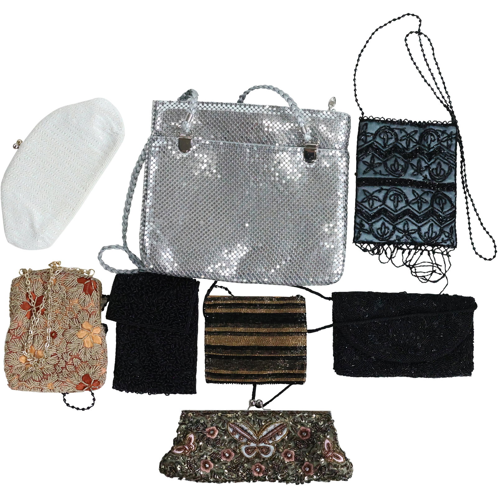 Estate Grouping 8 Assorted Evening Clutch Purses (1 of 20)