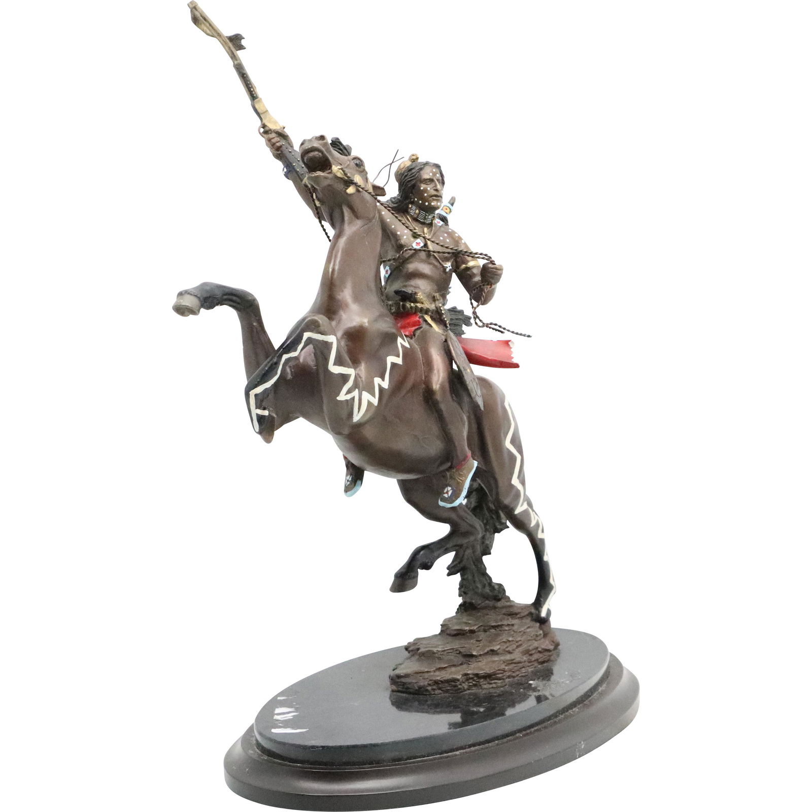 Warrior of Destiny, R J Murphy Bronze Indian Sculpture (1 of 14)