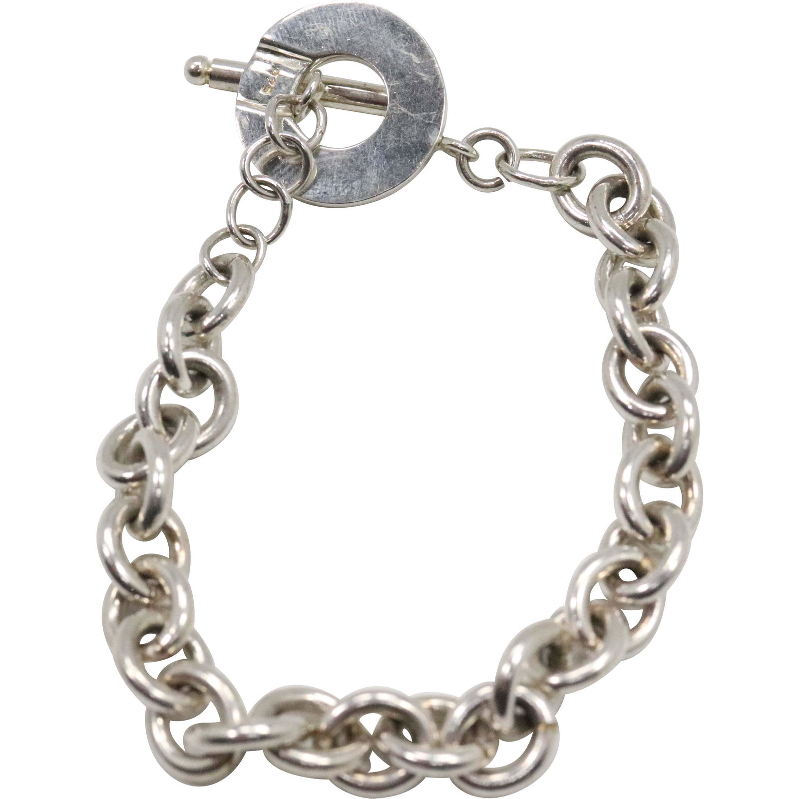 Tiffany & Co .925 Sterling Silver Bracelet with Charm (1 of 3)