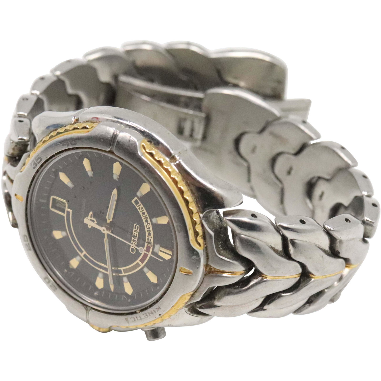 Seiko Sports 100 Kinetic Men's Watch, [needs a band] (1 of 9)