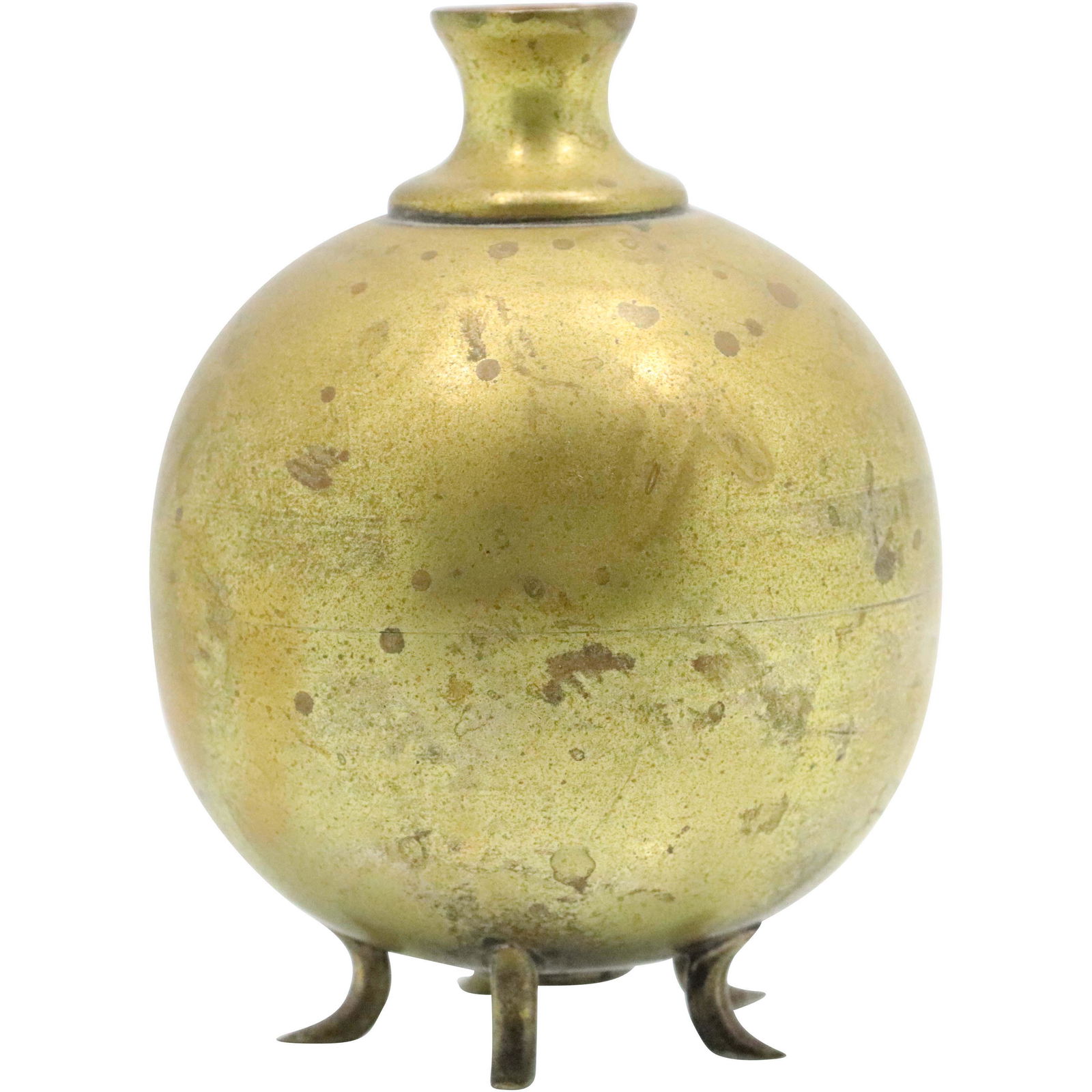 Bonwit Teller Italy Gold Dore Bronze Footed Vase (1 of 8)