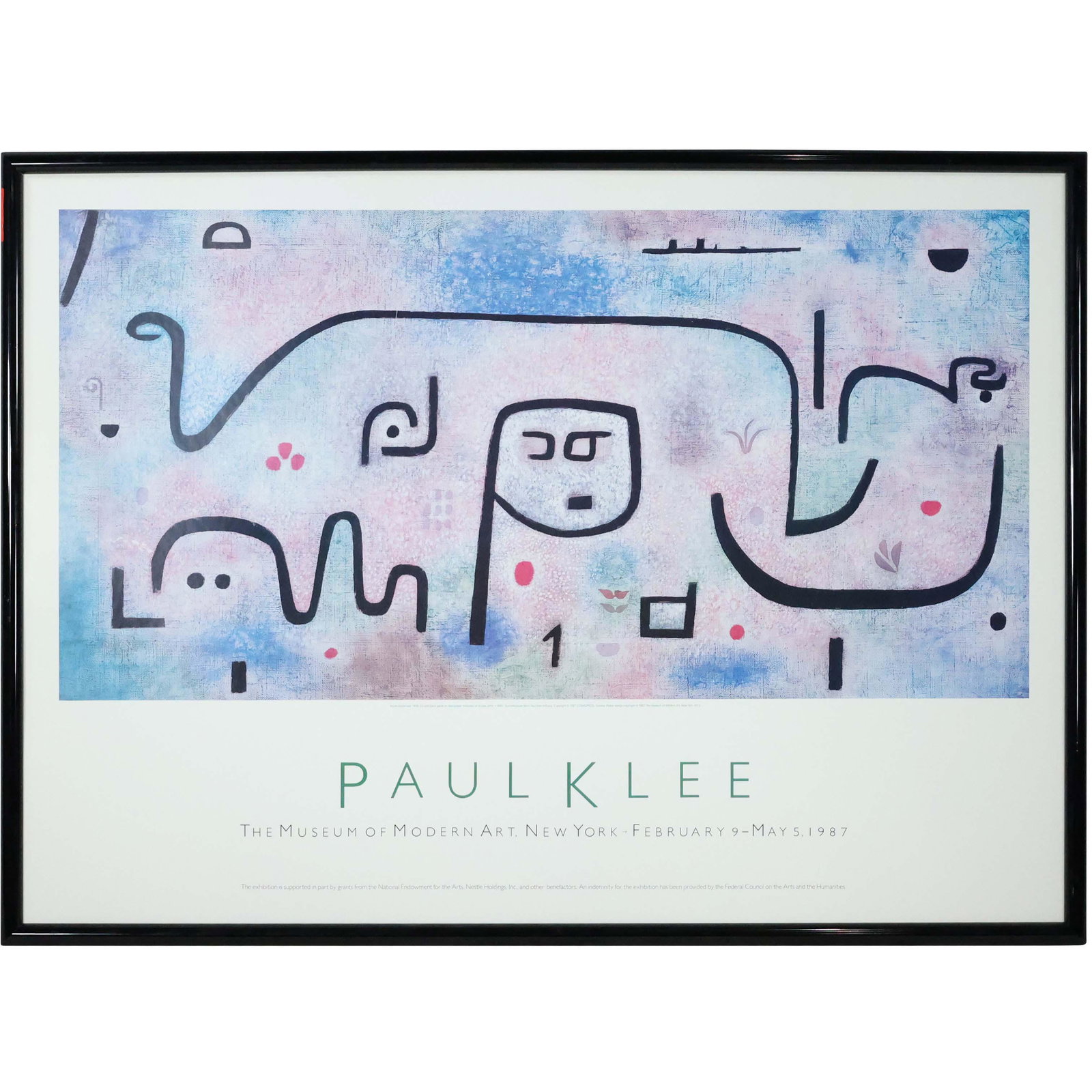 Paul Klee - Exhibition Poster Museum of Modern Art 1987 (1 of 7)