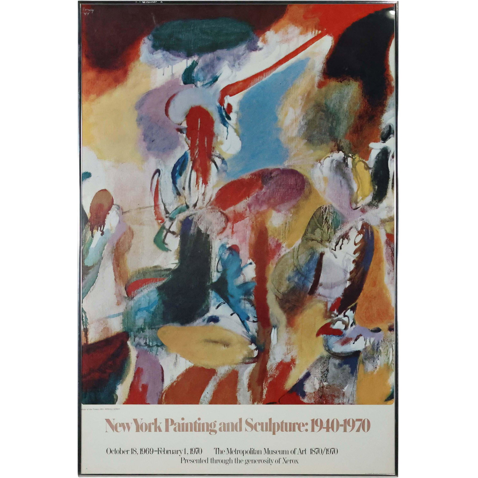 Vintage Arshile Gorky 1970 Exhibition Poster (1 of 9)