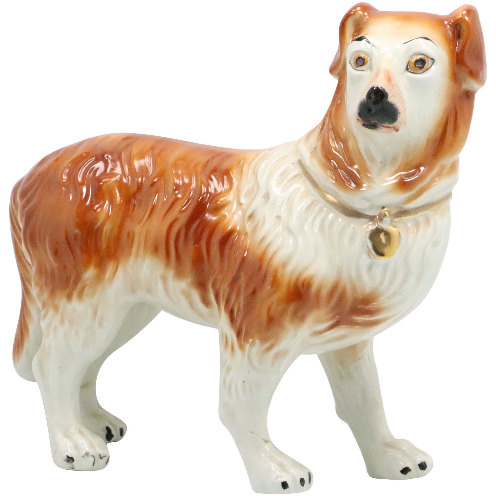 Large Porcelain Dog Figure Statue (1 of 10)