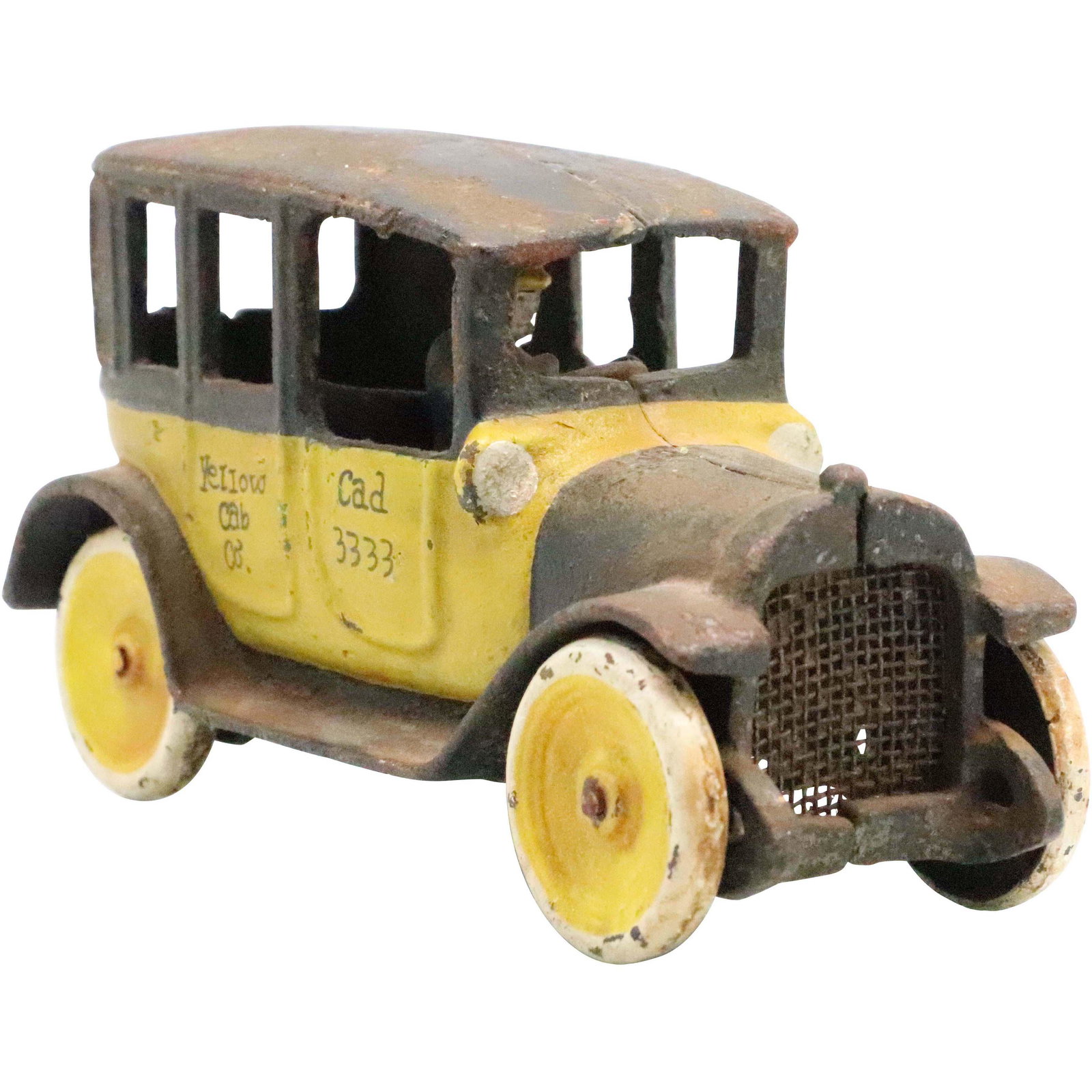 Cast Iron Yellow Cab Co.Toy Automobile (1 of 10)