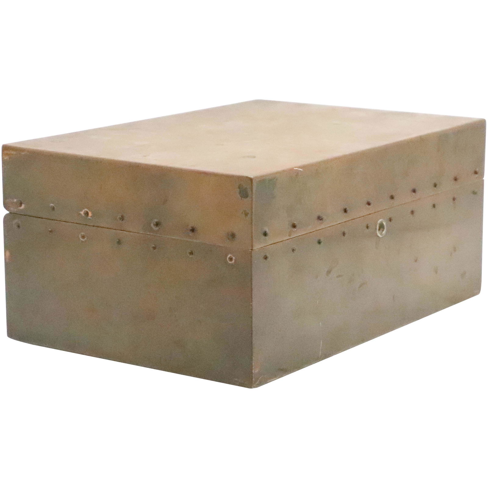 Vintage Copper Metal Cigar Box Humidor Arts & Crafts (1 of 8)