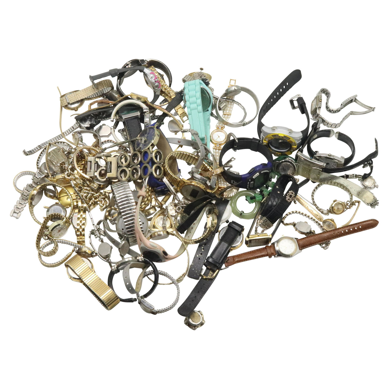 Large Estate Grouping of Assorted Wristwatches - Names (1 of 14)