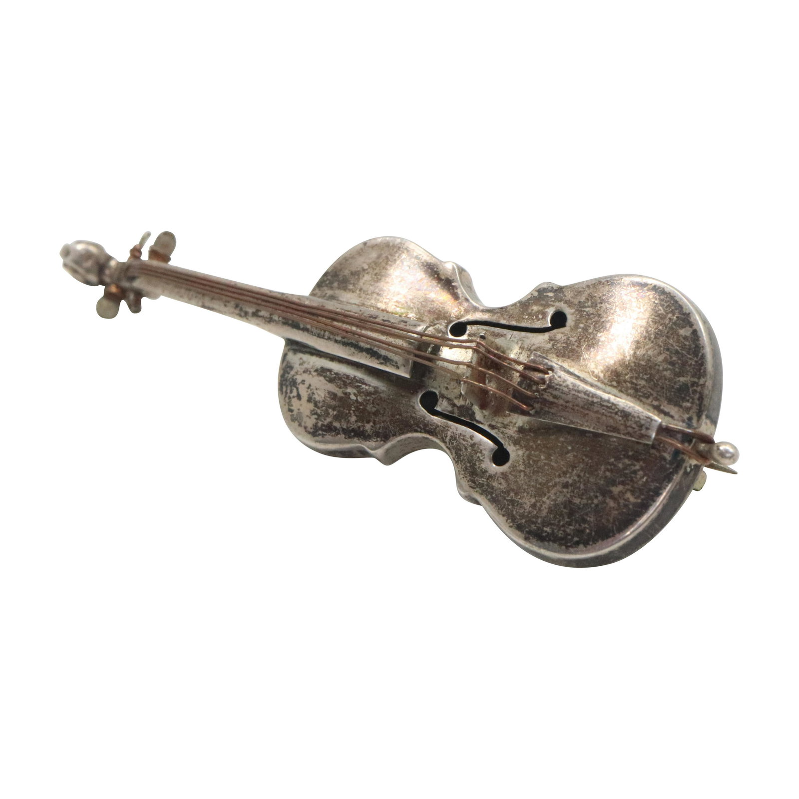 .925 Sterling Silver Echo En Mexico Violin Brooch (1 of 5)