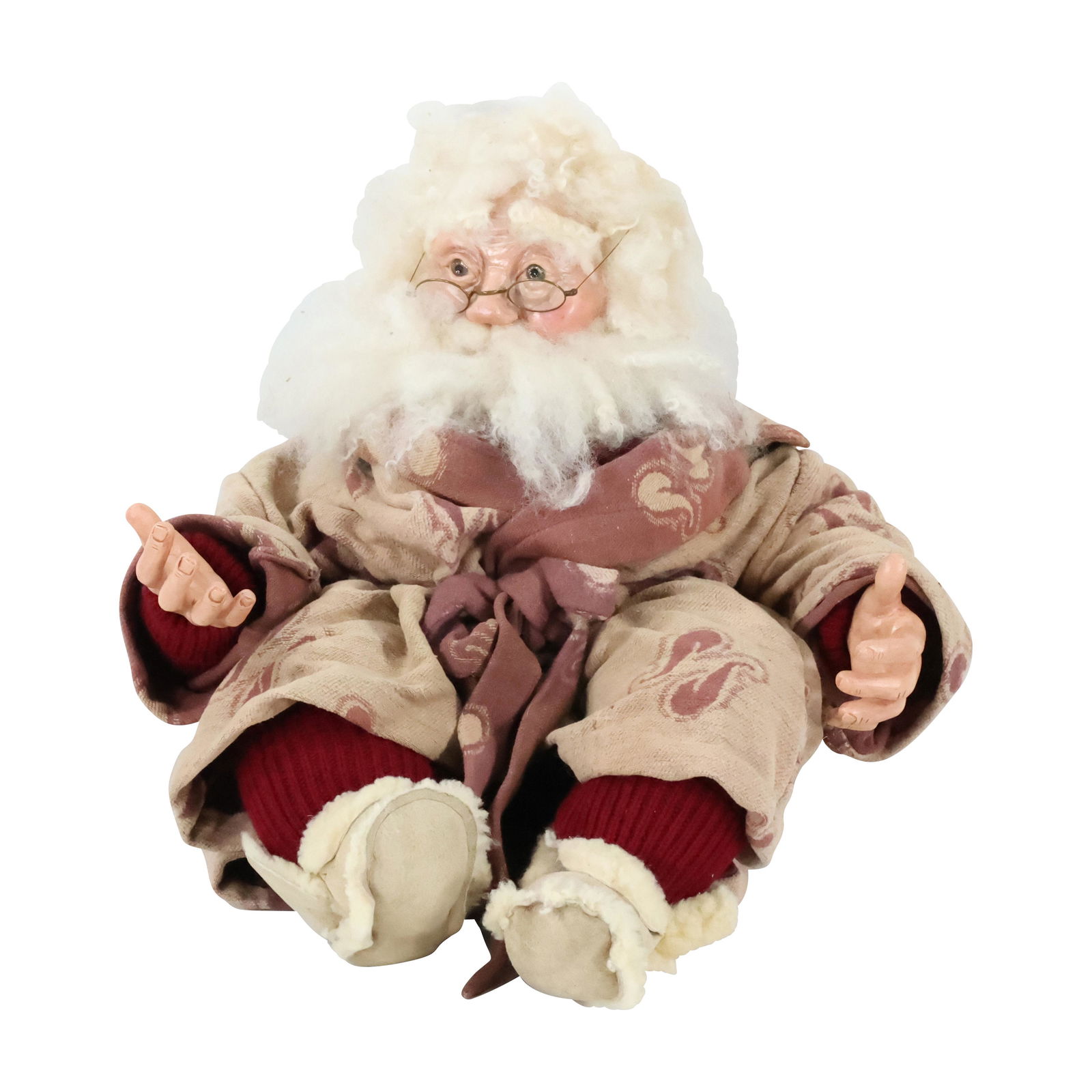 Sitting Saint Nick Doll Figure in Outfit (1 of 6)