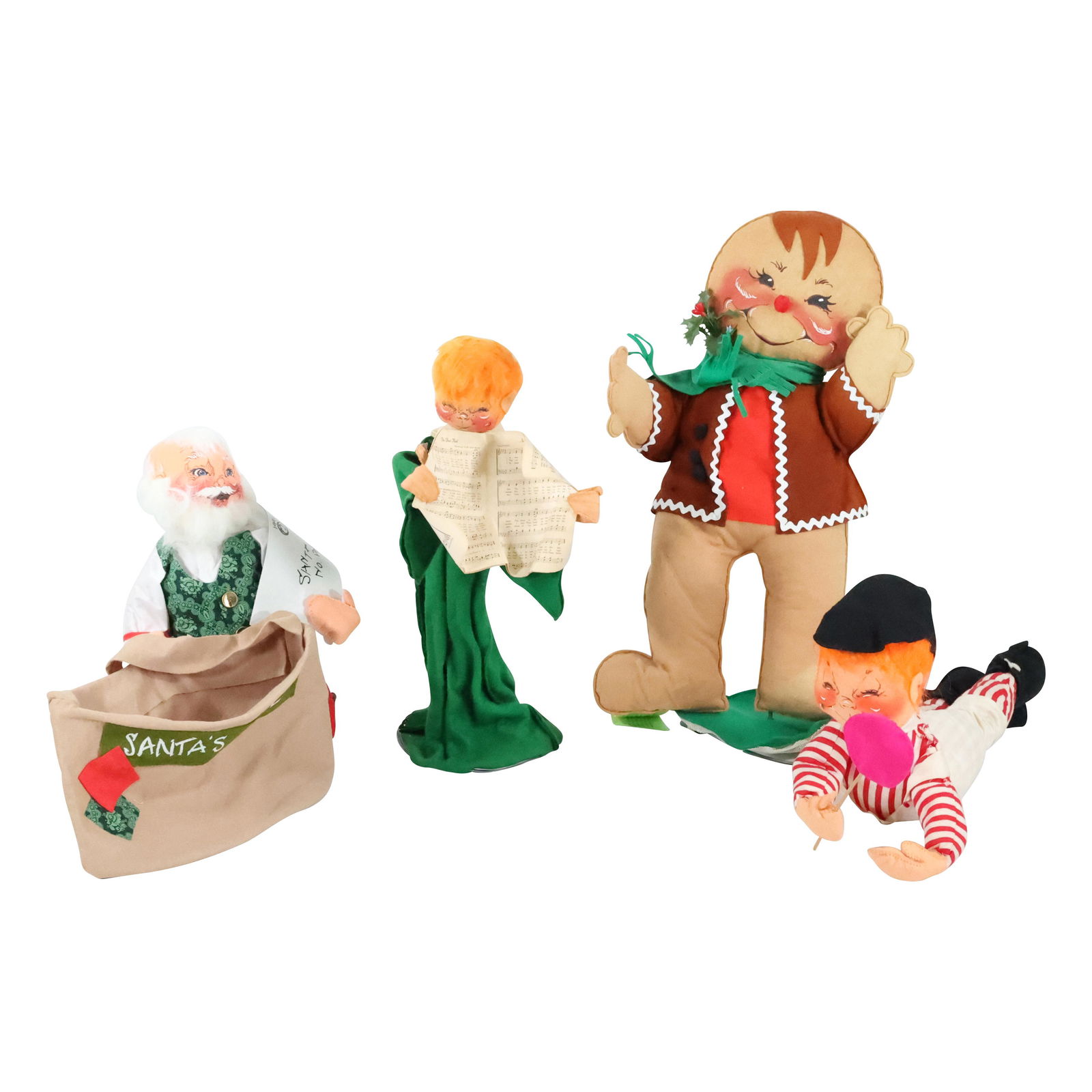 [4] Assorted Annalee Christmas Figures Including Santa (1 of 19)