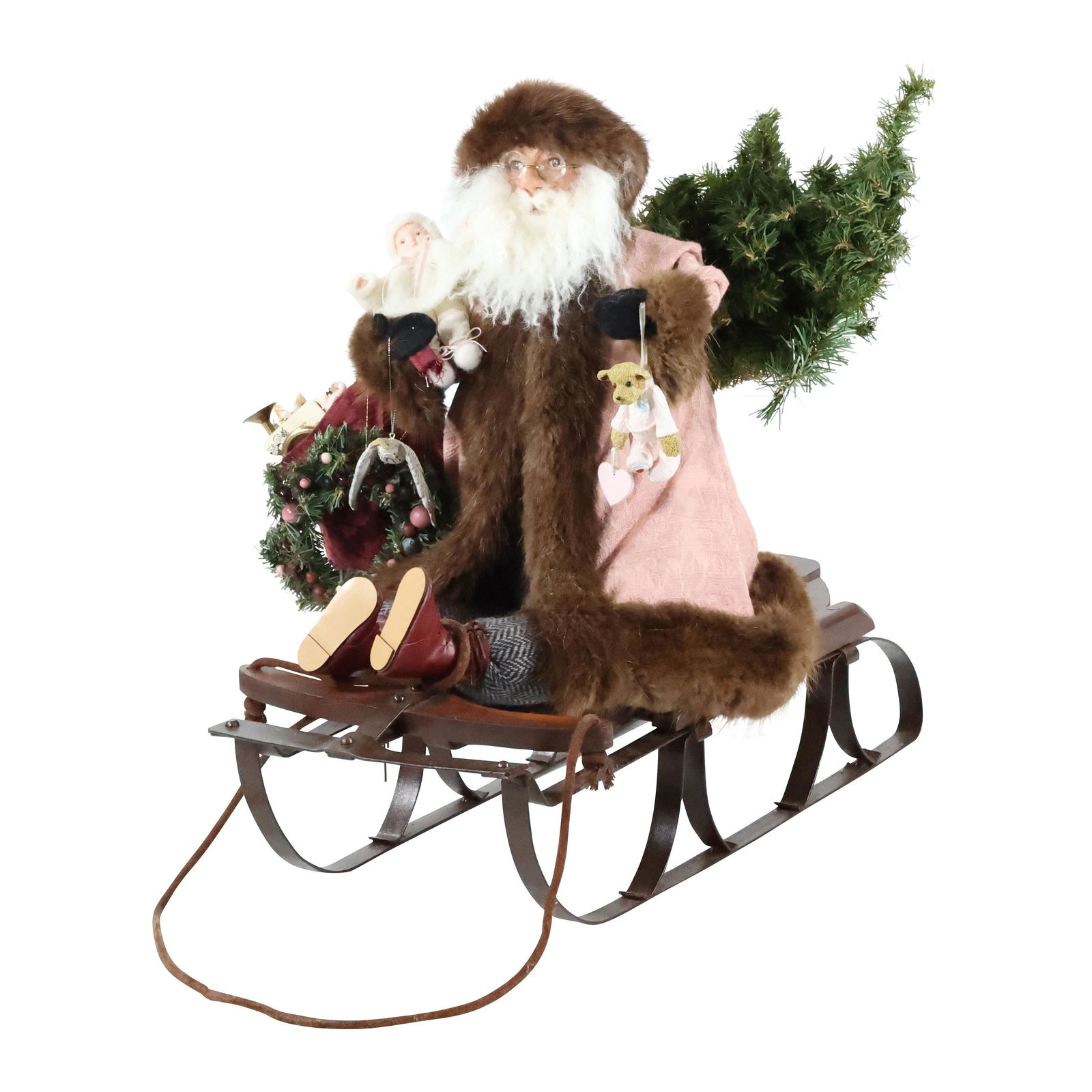 Saint Nick on Sled, Nancy Casperson 1999 Holden Ma. #15 (1 of 7)