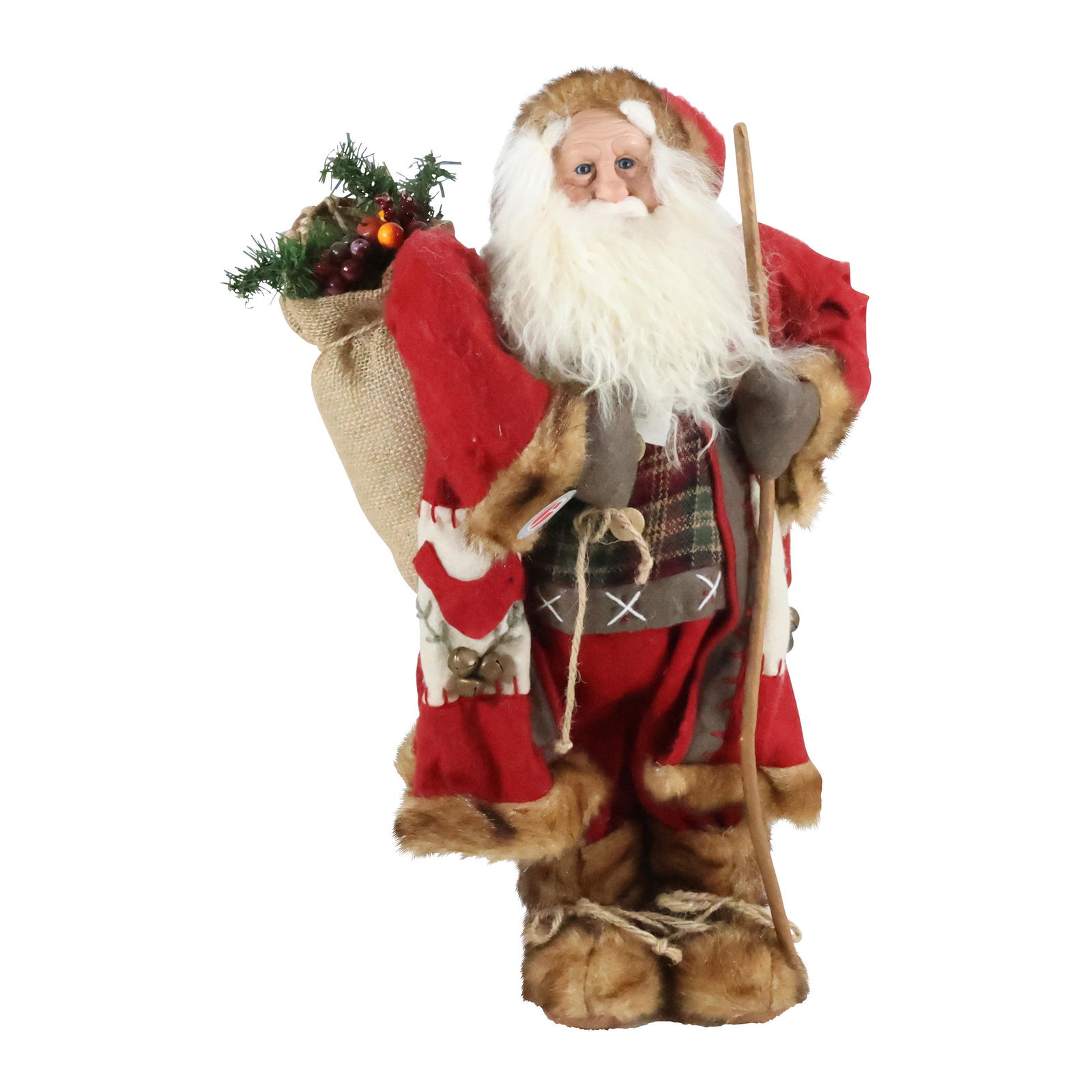 Mountain Man Saint Nick Figure in Fur Boots (1 of 7)