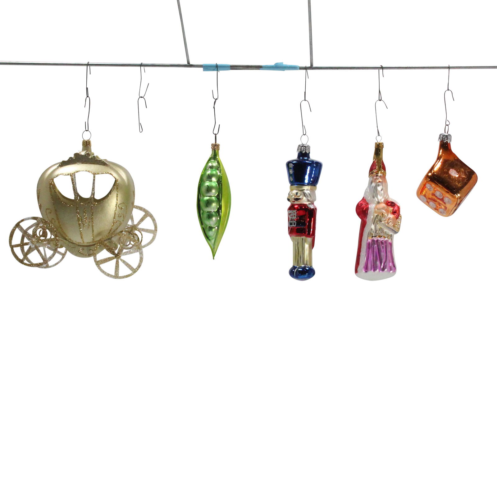 [5] Assorted Glass Figural Christmas Ornaments Vintage (1 of 15)