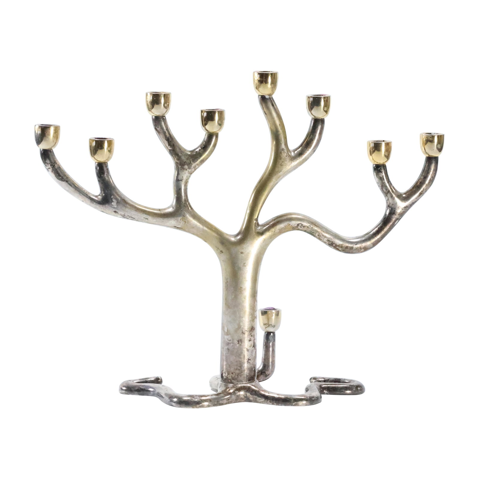 Sandra Kravitz, Rosenthal Judaica Silver Plate Menorah (1 of 7)