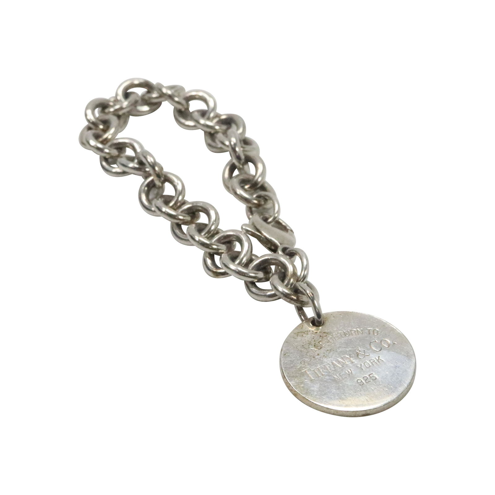 Tiffany & Co .925 Sterling Silver Pendant Bracelet (1 of 5)