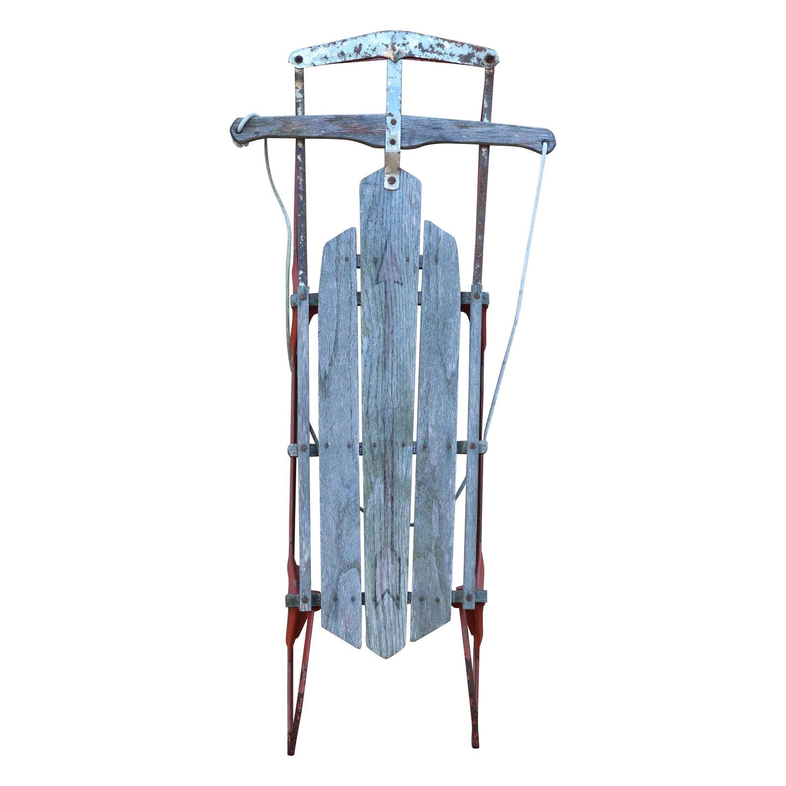 Vintage Sled Wood Slats and Metal (1 of 9)