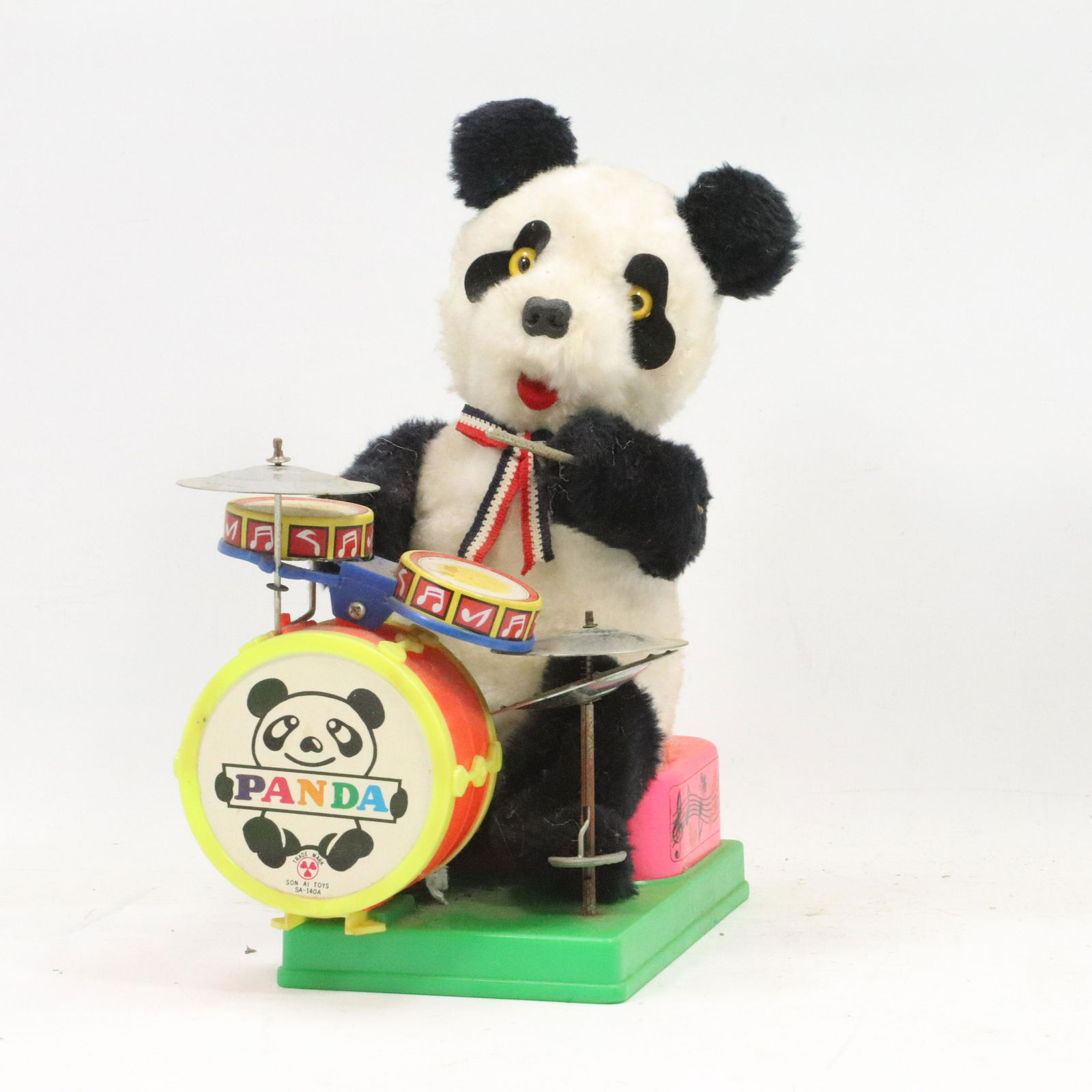 Panda Bear Playing Drums B.O. Vintage Toy (1 of 10)