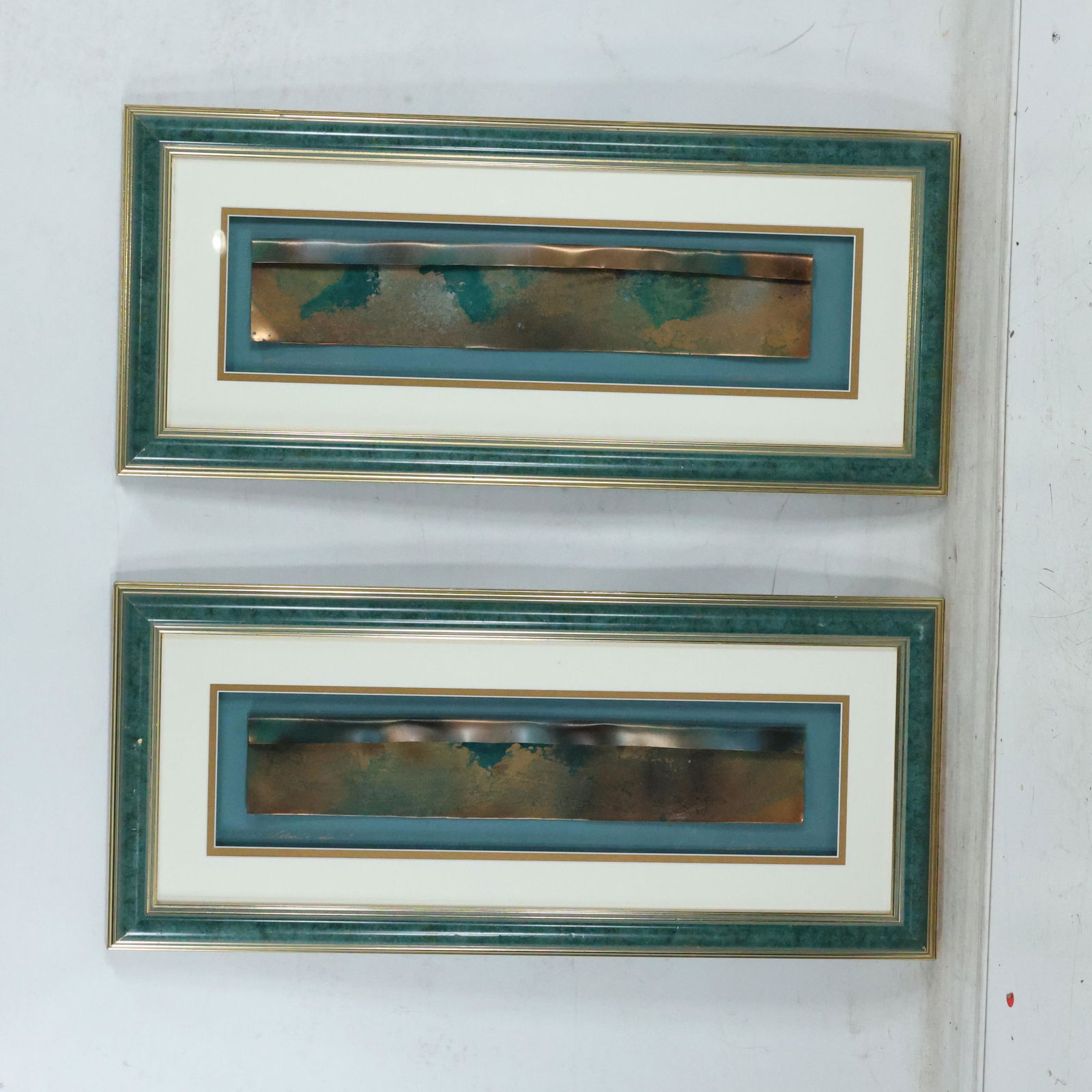 [2] Modernism Framed Rectangular Artwork "Metal Magic" (1 of 11)