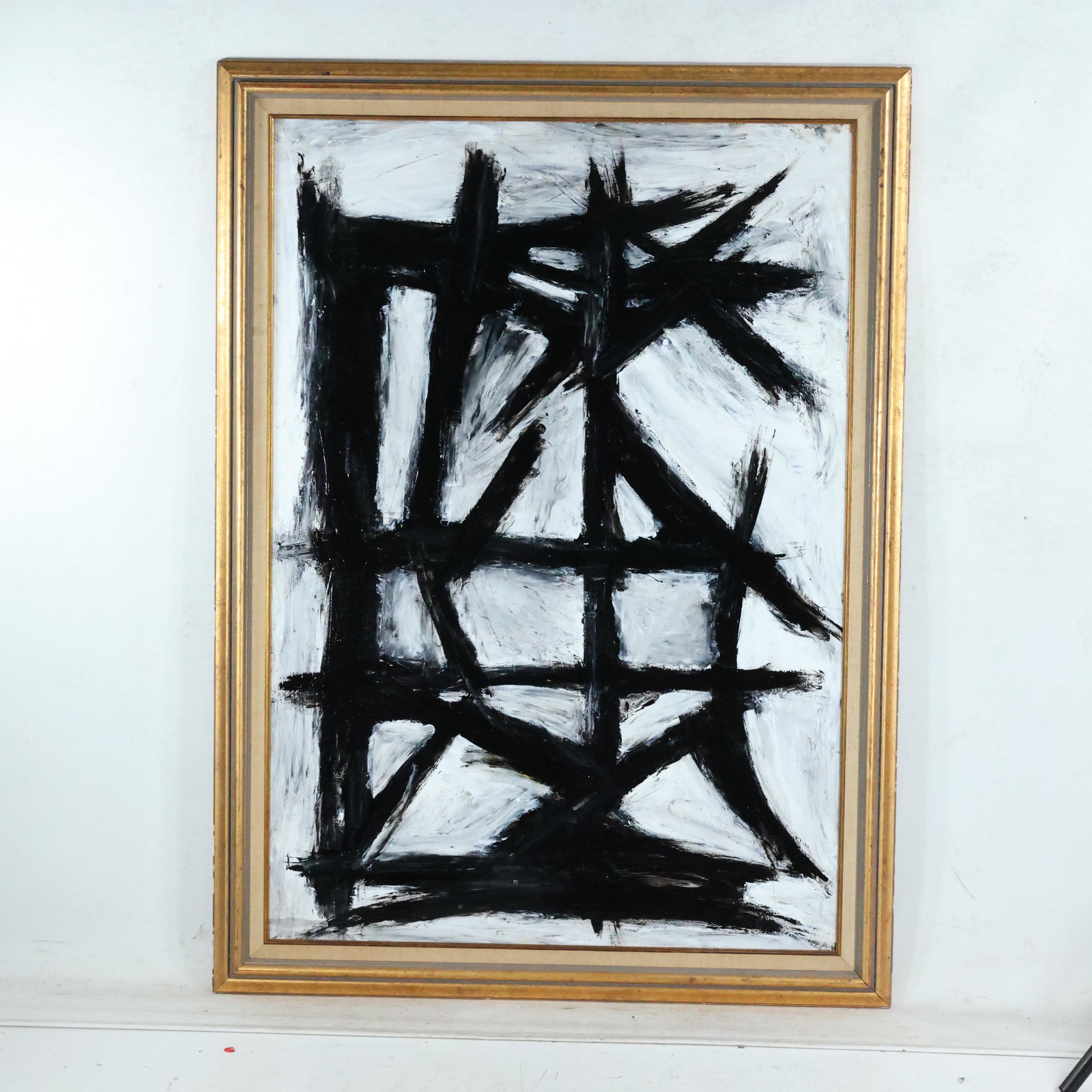 Thomas Pulgini, American, Oil/b Lines after Franz Kline (1 of 11)