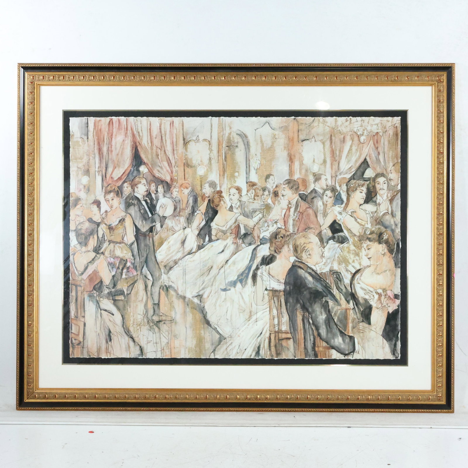 Large Serigraph "Ball Room Dance"  Quality Framing (1 of 16)