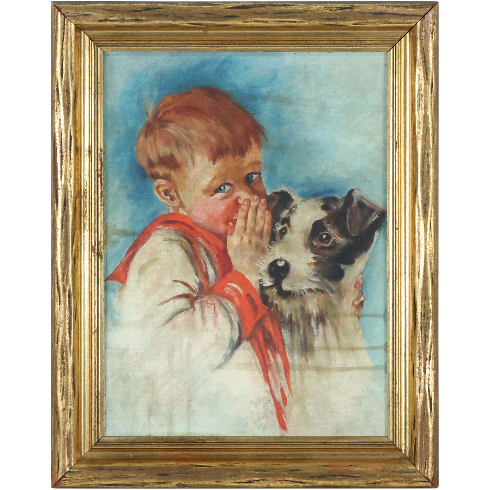 Betty Howard, Original 1950s Illustration Art Boy & Dog (1 of 8)