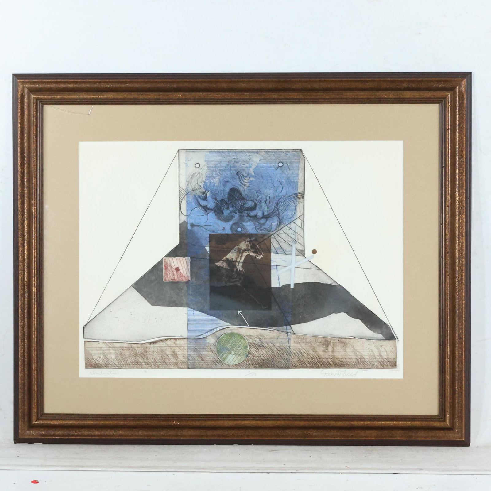 David Freed, American, Abstract Lithograph 9/100 Signed (1 of 12)