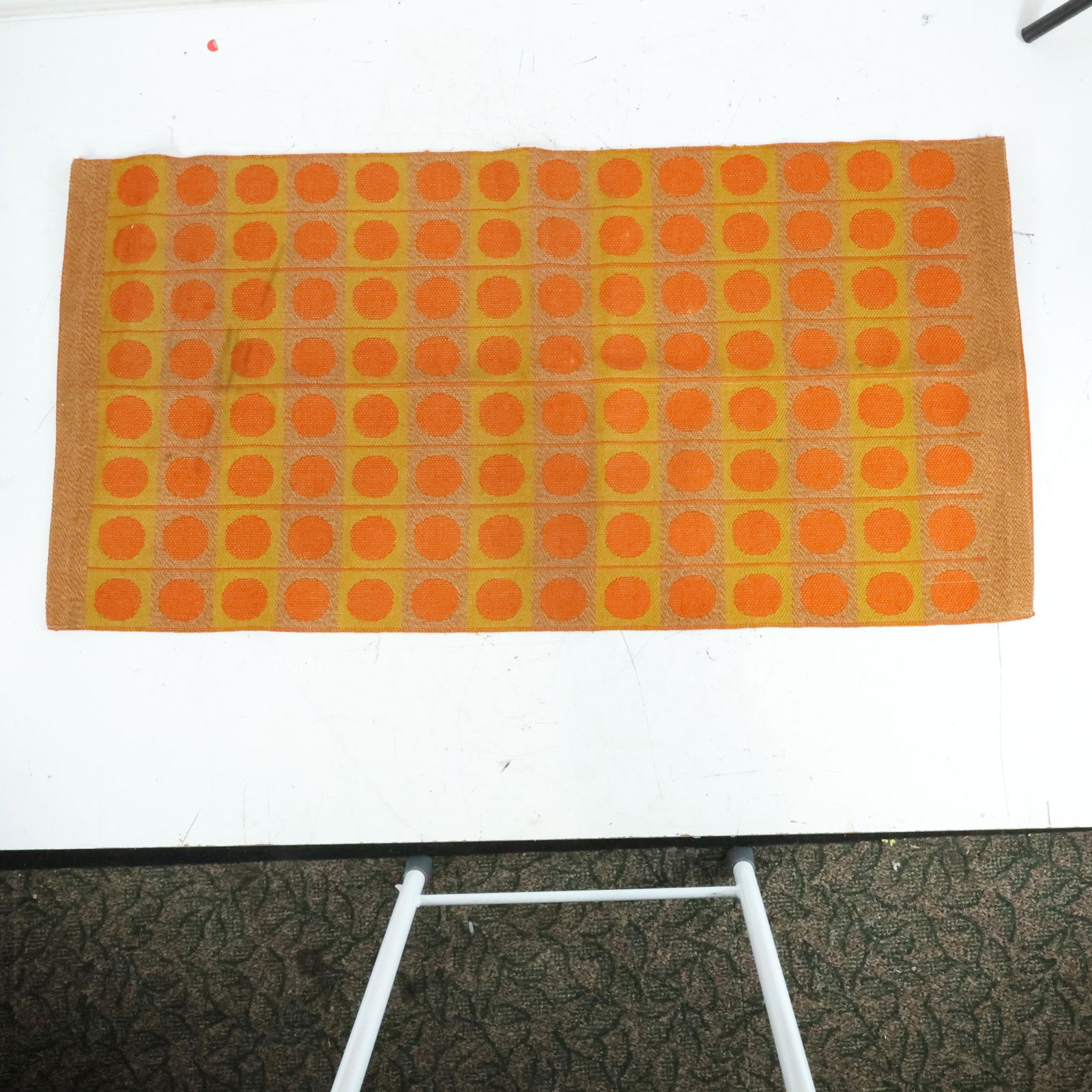 Wittrup Carpet Mills Denmark Orange Yellow Circles Rug (1 of 4)