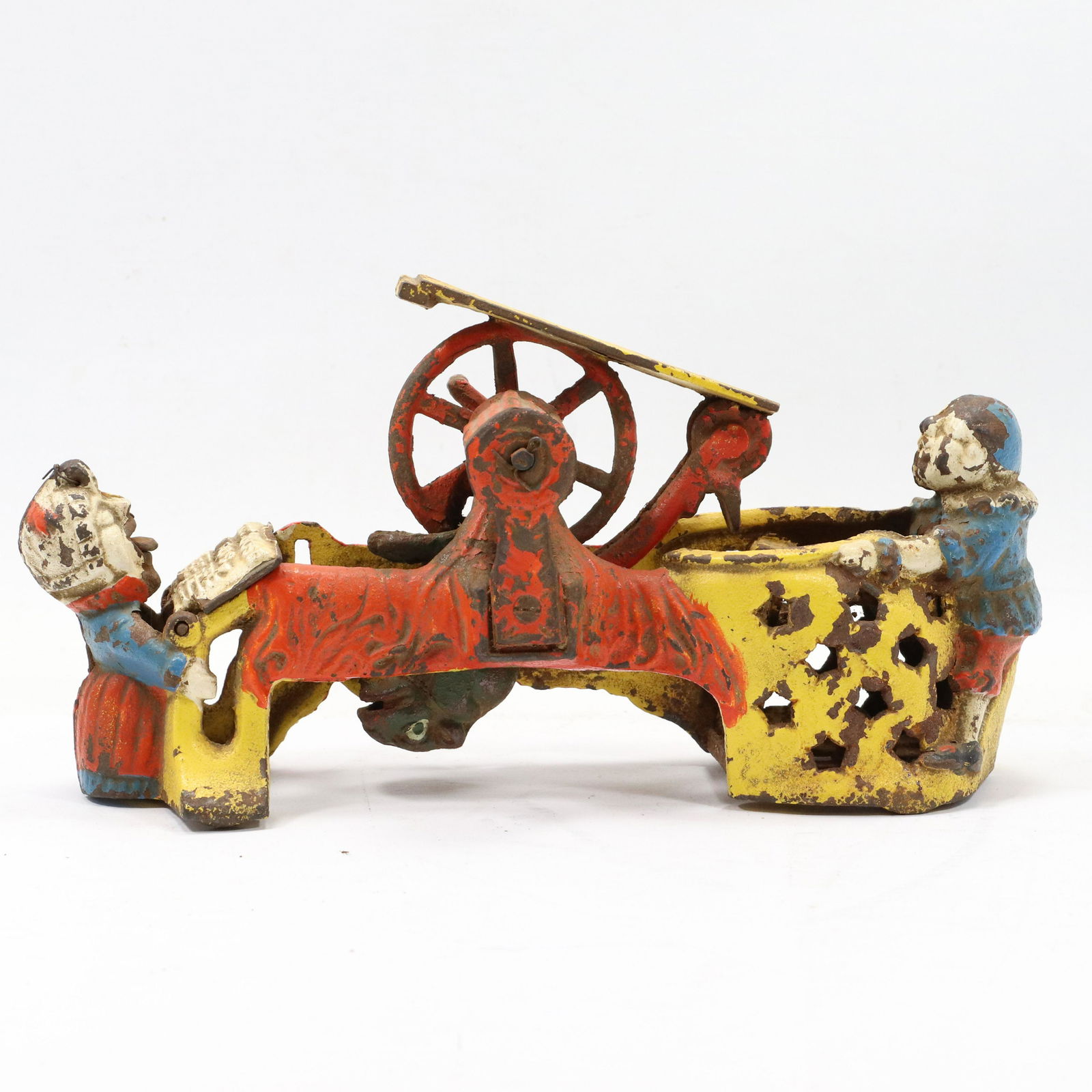 Professor Pug Frog's Great Bicycle Feat Cast Iron Bank (1 of 9)