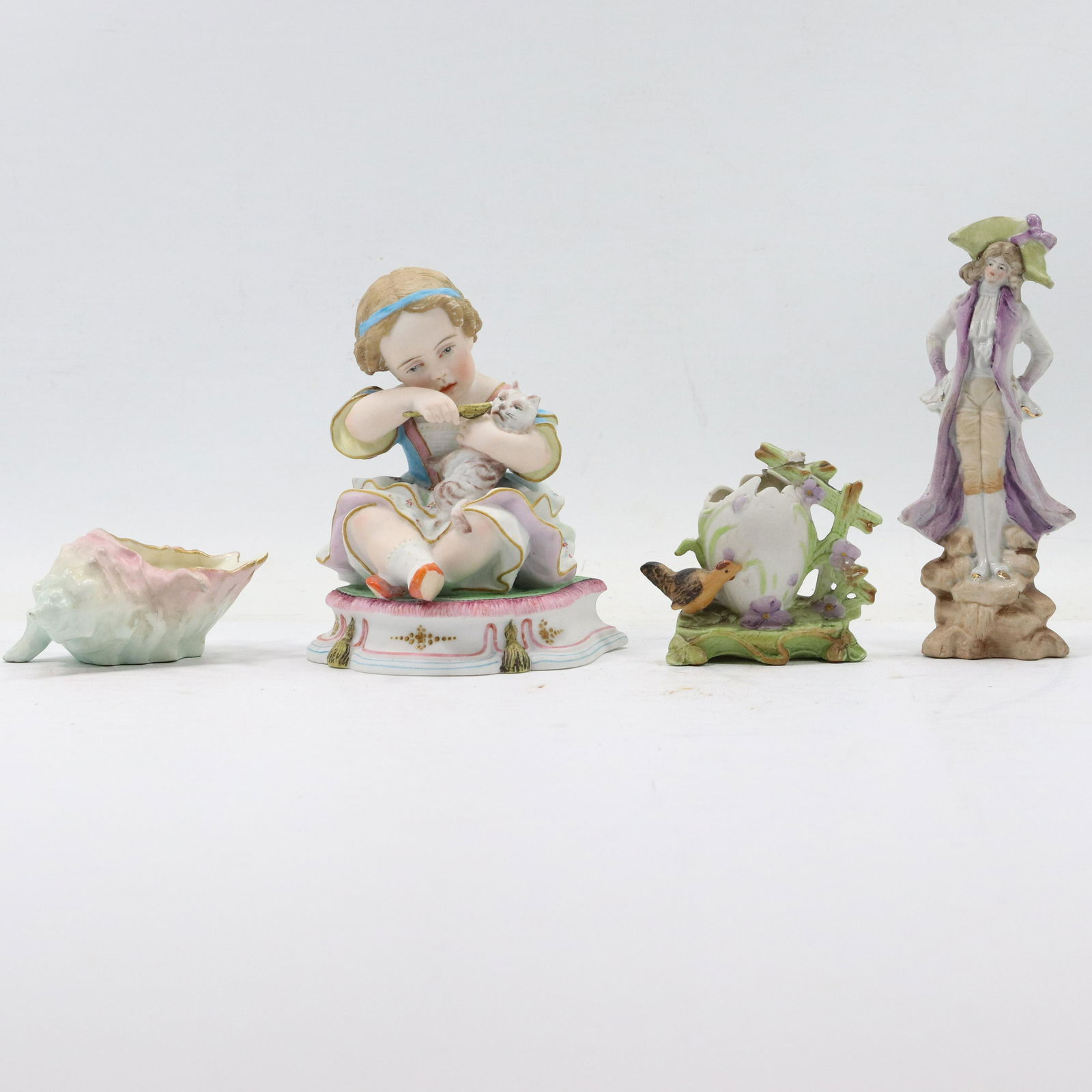 [4] Assorted Antique French / German Bisque Figures (1 of 20)