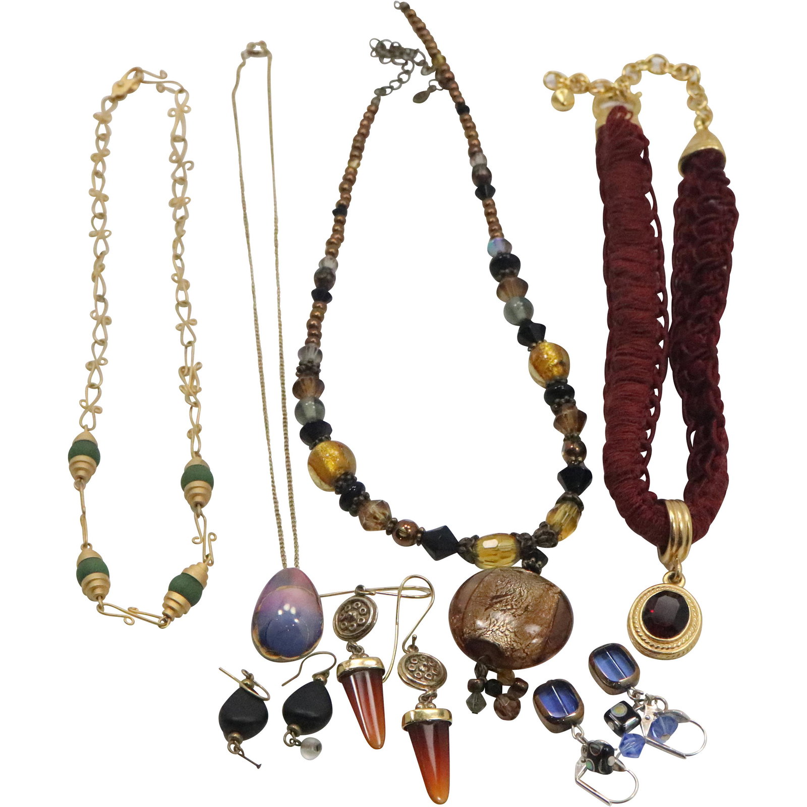 [4] Fashion Necklaces and [3] Pair Fashion Earrings (1 of 16)