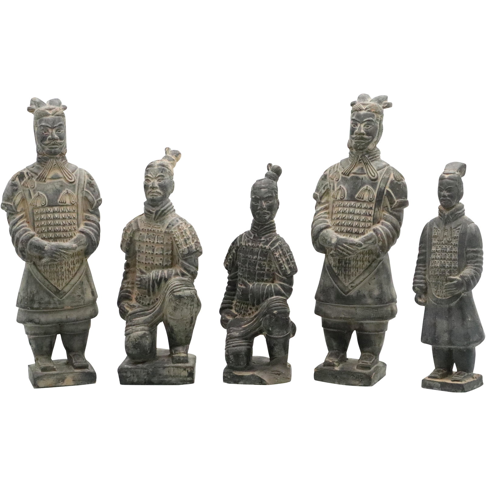5 Assorted Chinese Asian Emporer Figure Statues (1 of 20)