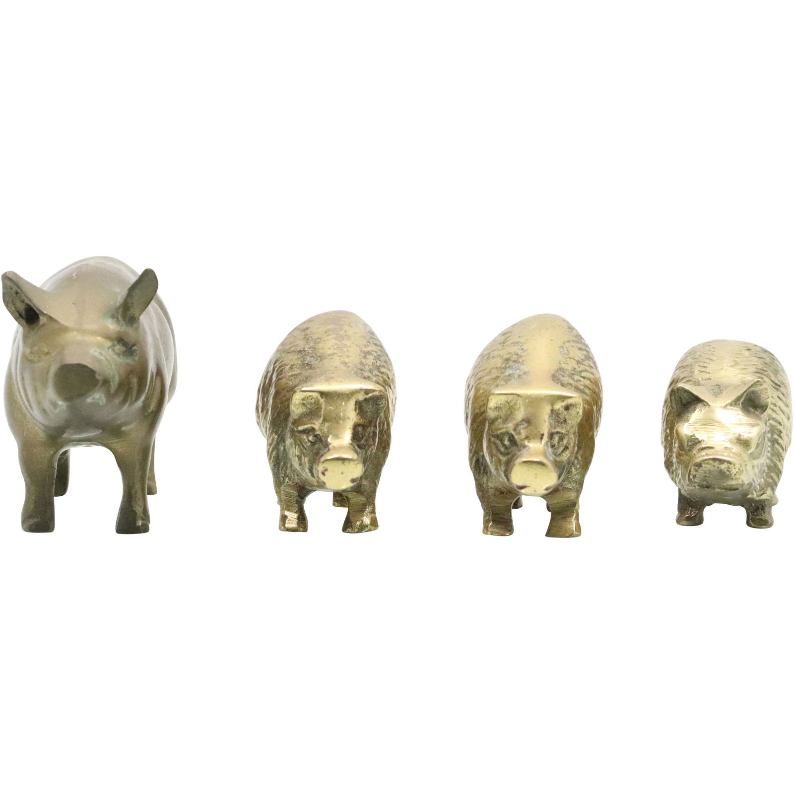 [4] Assorted Brass Pig Figures (1 of 11)