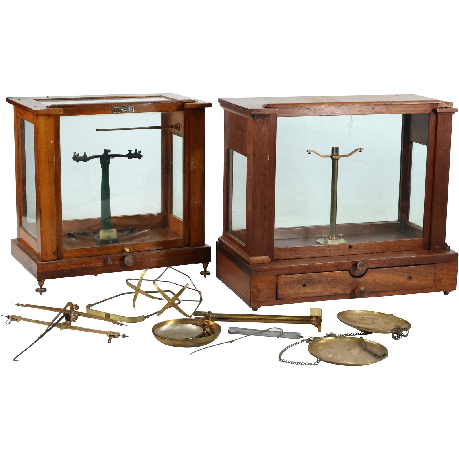 2 Antique Wood Frame Scales, Wilkens Anderson (1 of 15)