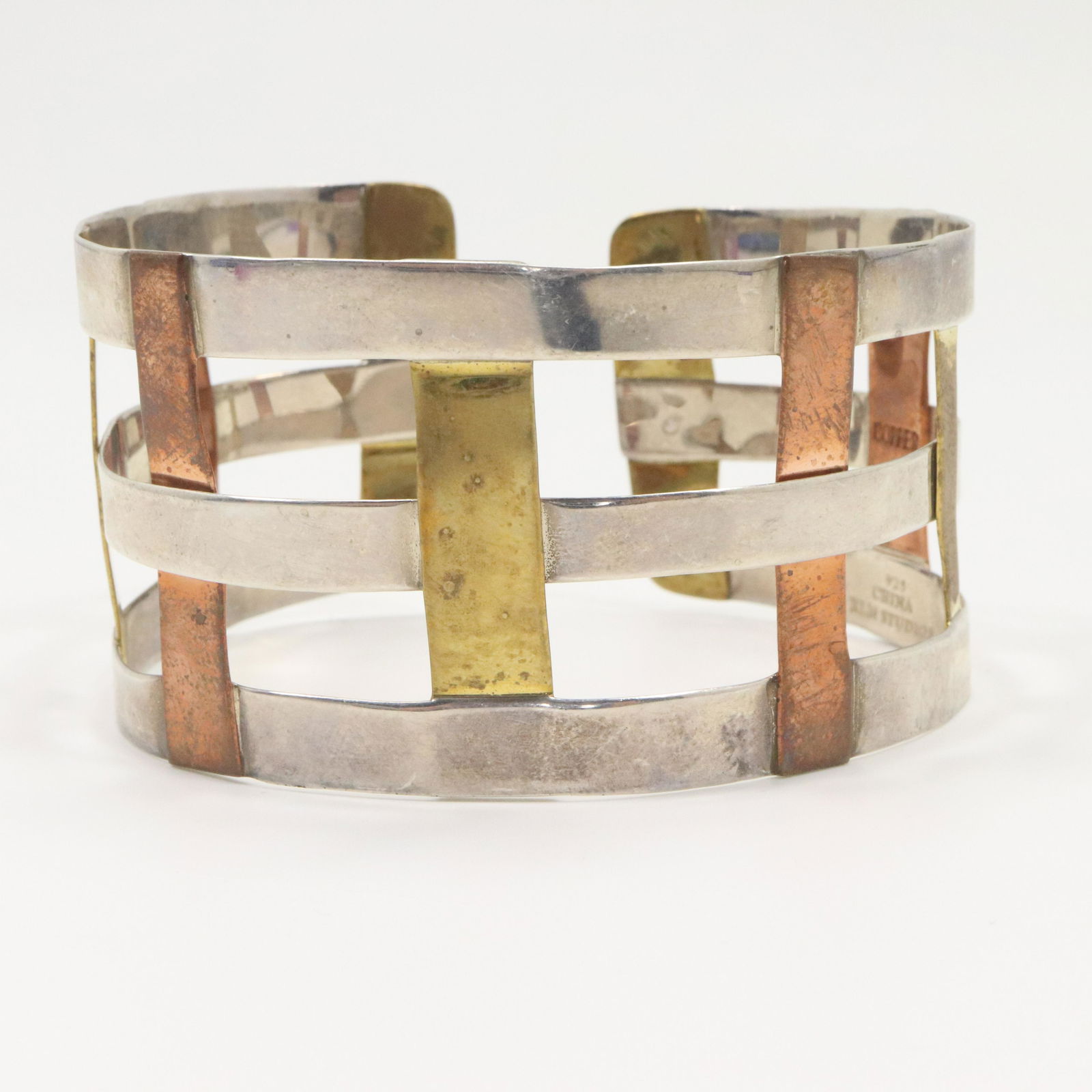 .925 Sterling Silver & Copper KLM Studios Cuff Bracelet (1 of 6)