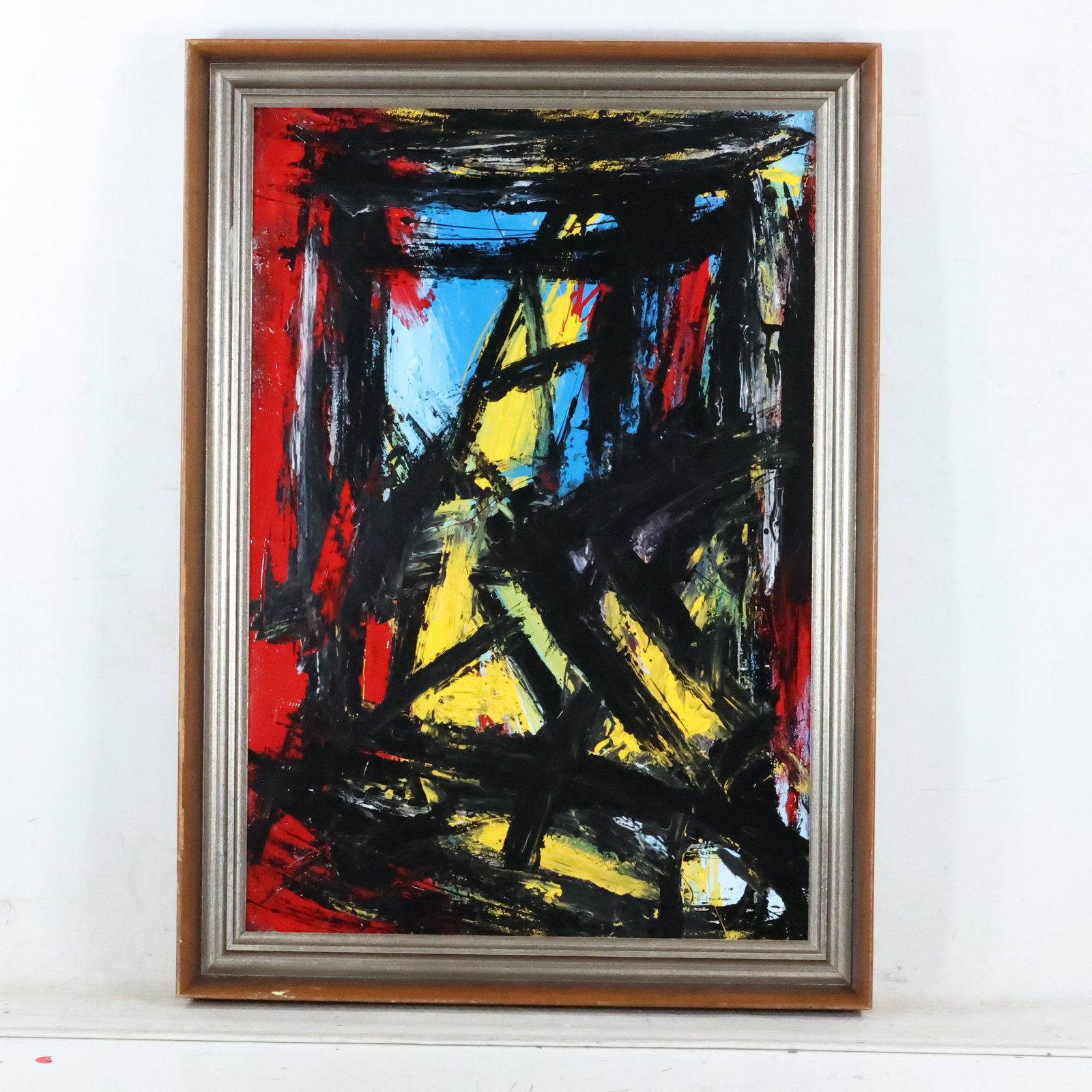 Thomas Pulgini, American, Oil/b Abstract Expressionism (1 of 8)